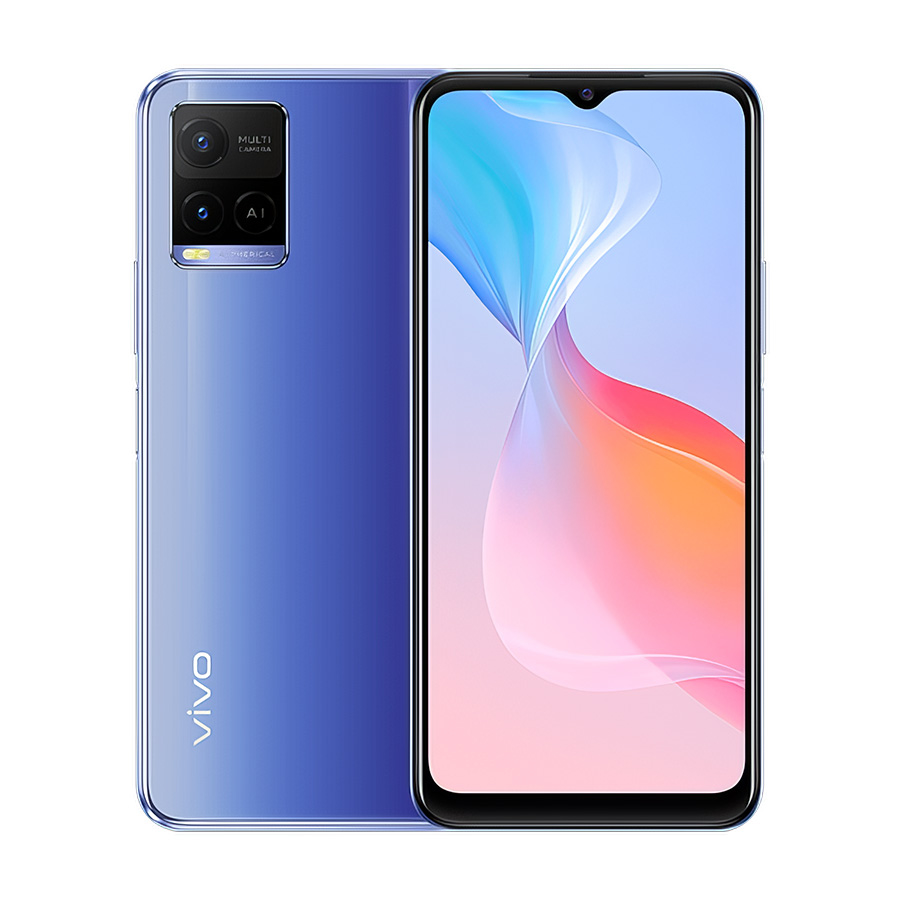 Vivo Y21 Dual Sim 4GB RAM 64GB ,Metallic Blue