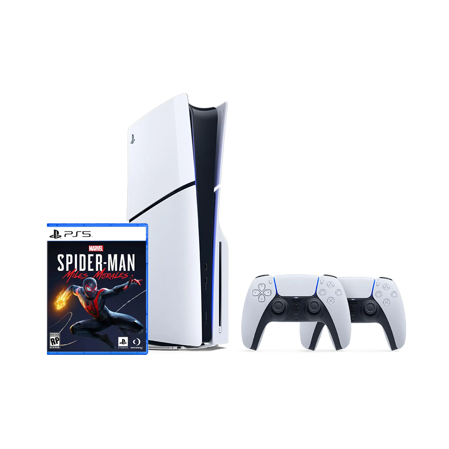 PlayStation 5 Slim+Dualsense Controller+Spider-Man-Miles Morales