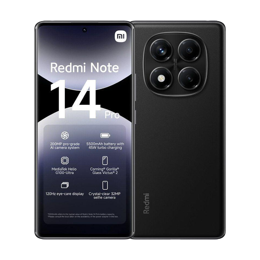 Xiaomi Redmi Note 14 Pro 4G 8GB 256GB Black