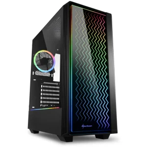 SHARKOON RGB LIT 200 TG RGB black