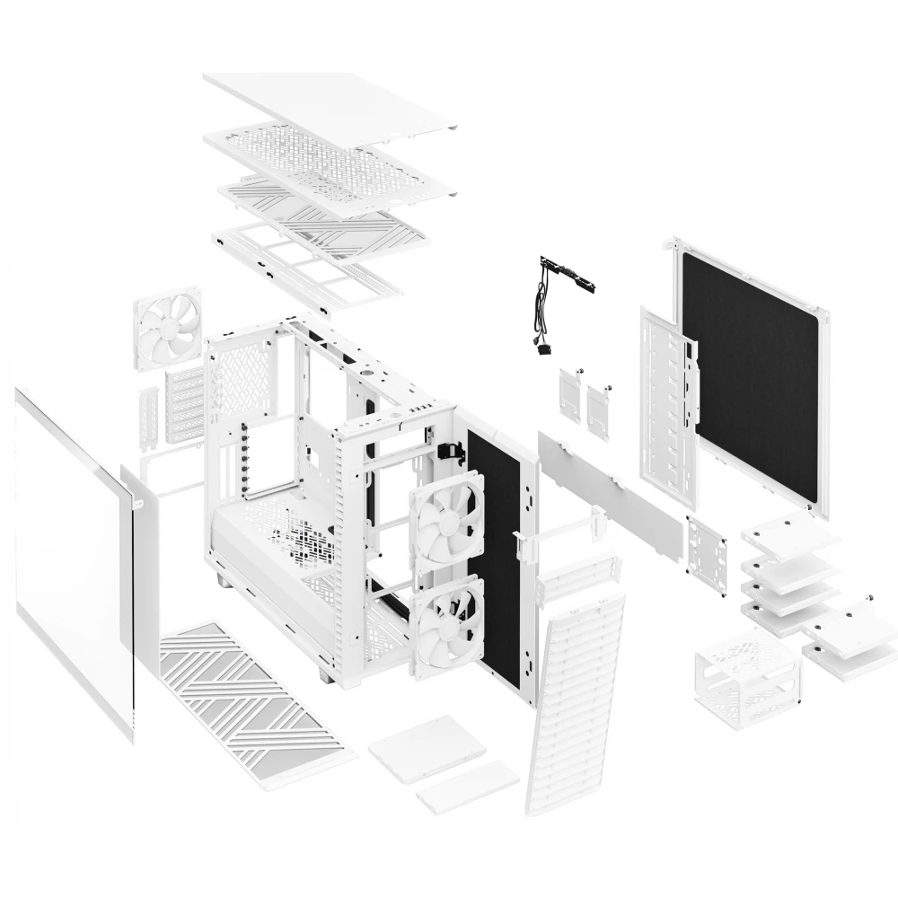 FRACTAL DESIGN Define 7 Clear TG White - Image 10