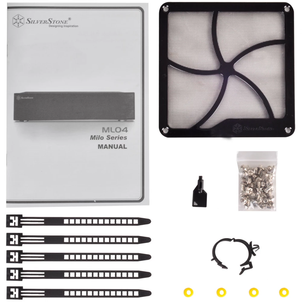 SILVERSTONE ML04B-C black - Image 8