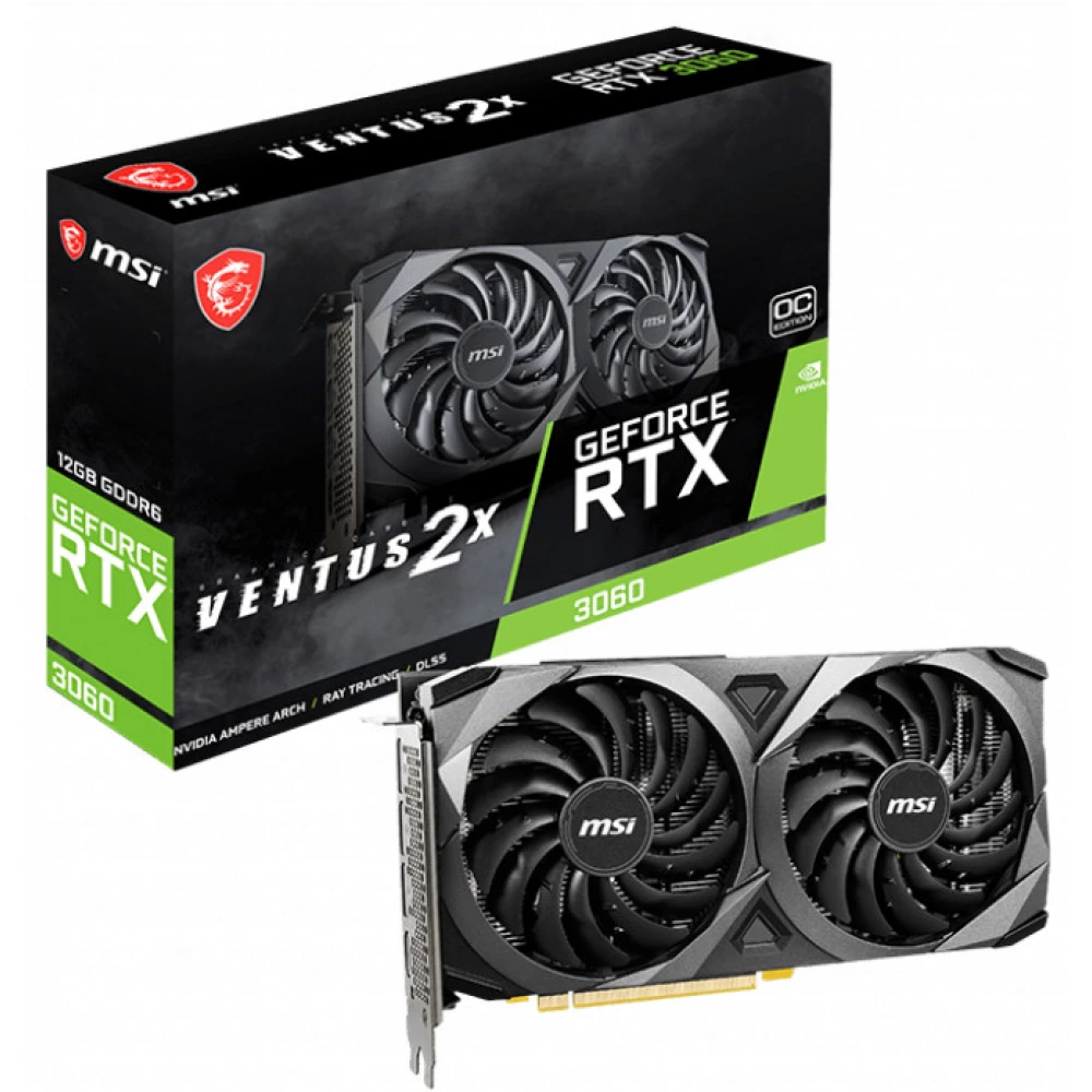 MSI GeForce RTX 3060 12GB GDDR6 Ventus 2x OC