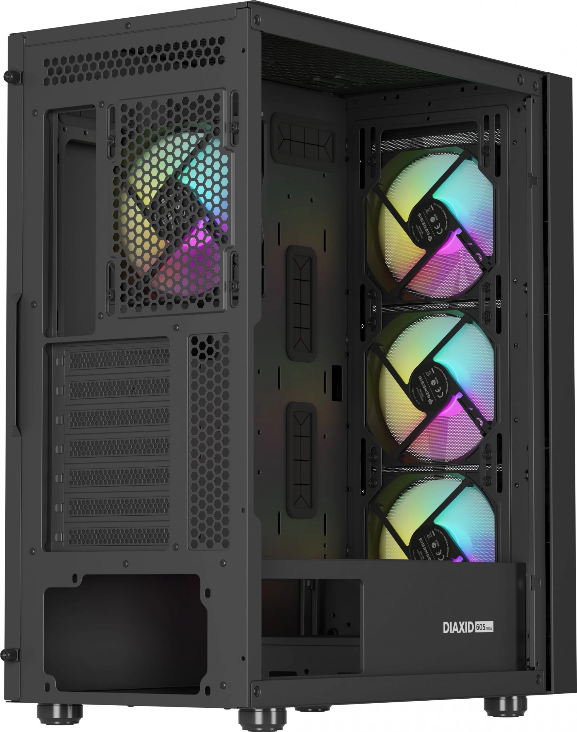 NATEC Genesis Dioxide 605 black - Image 7