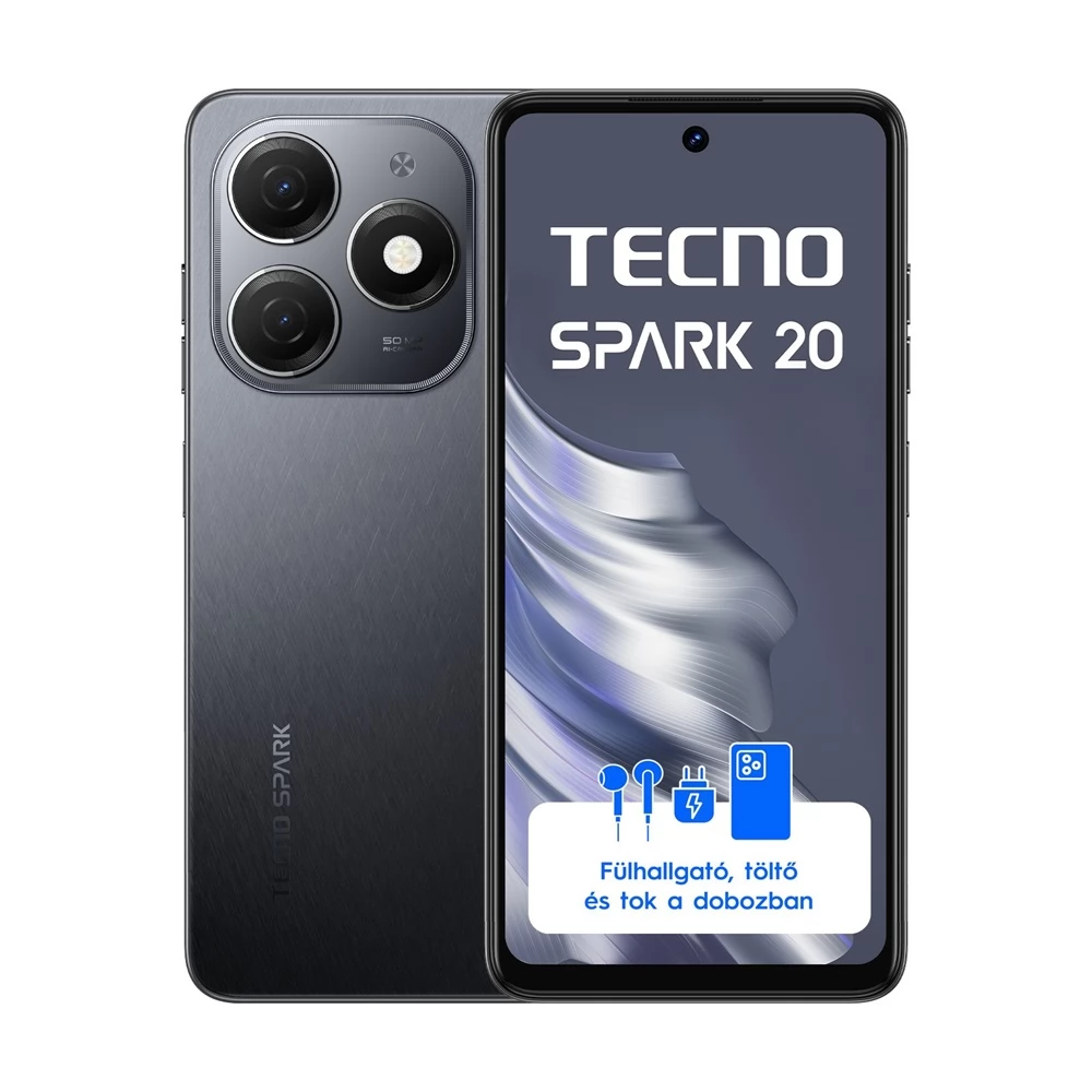 Tecno Mobile Spark 20 6.6 "LTE 8/256GB dualsim black