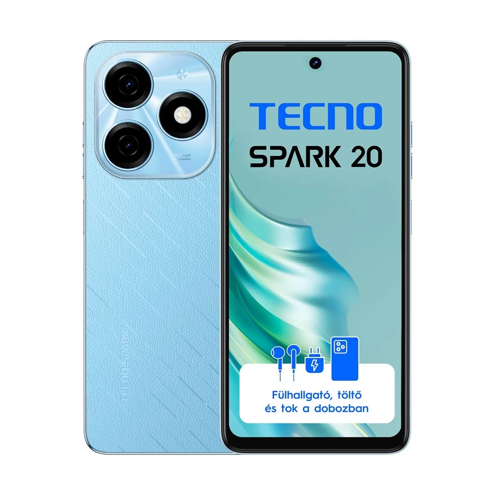 Tecno Mobile Spark 20 6.6 "LTE 8/256GB Dualsim Blue
