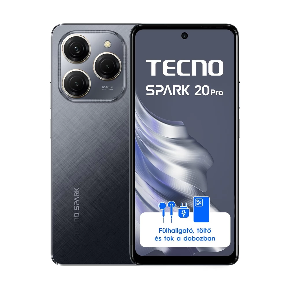 Tecno Mobile Spark 20 Pro 6.78 "LTE 8/256GB Dualsim Black