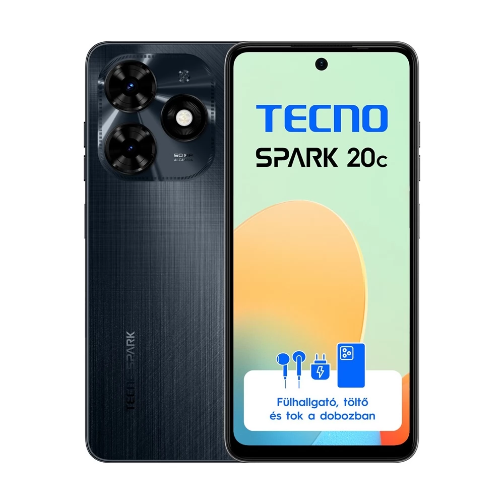 Tecno Mobile Spark 20C 6.6 "LTE 4/128GB Dualsim Black