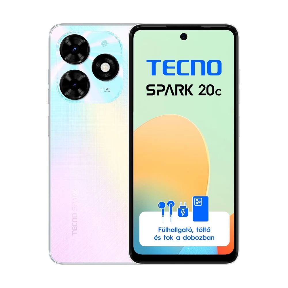 Tecno Mobile Spark 20C 6.6 "LTE 4/128GB Dualsim white