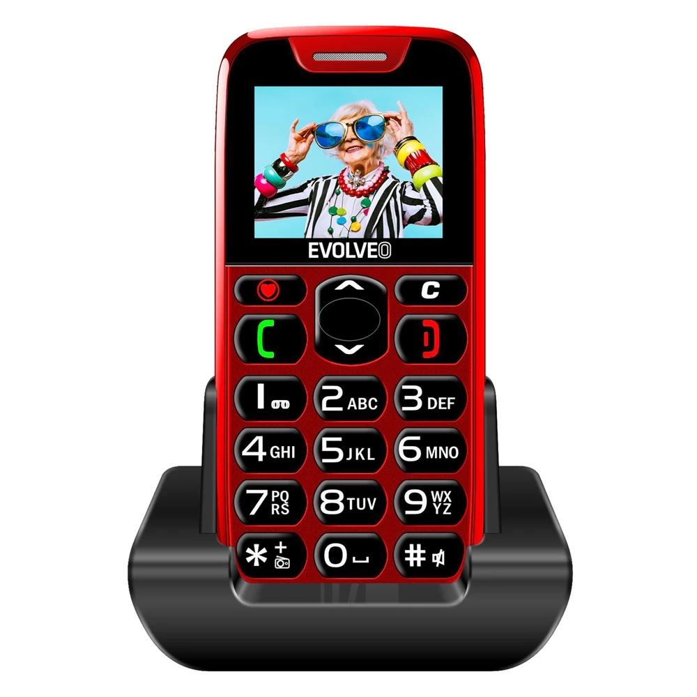 Evolveo EasyPhone EP-501 Red