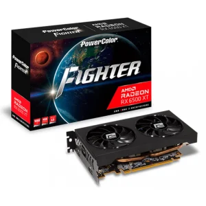 PowerColor Axrx OC Radeon RX 6500 XT 4GB GDDR6 Fighter