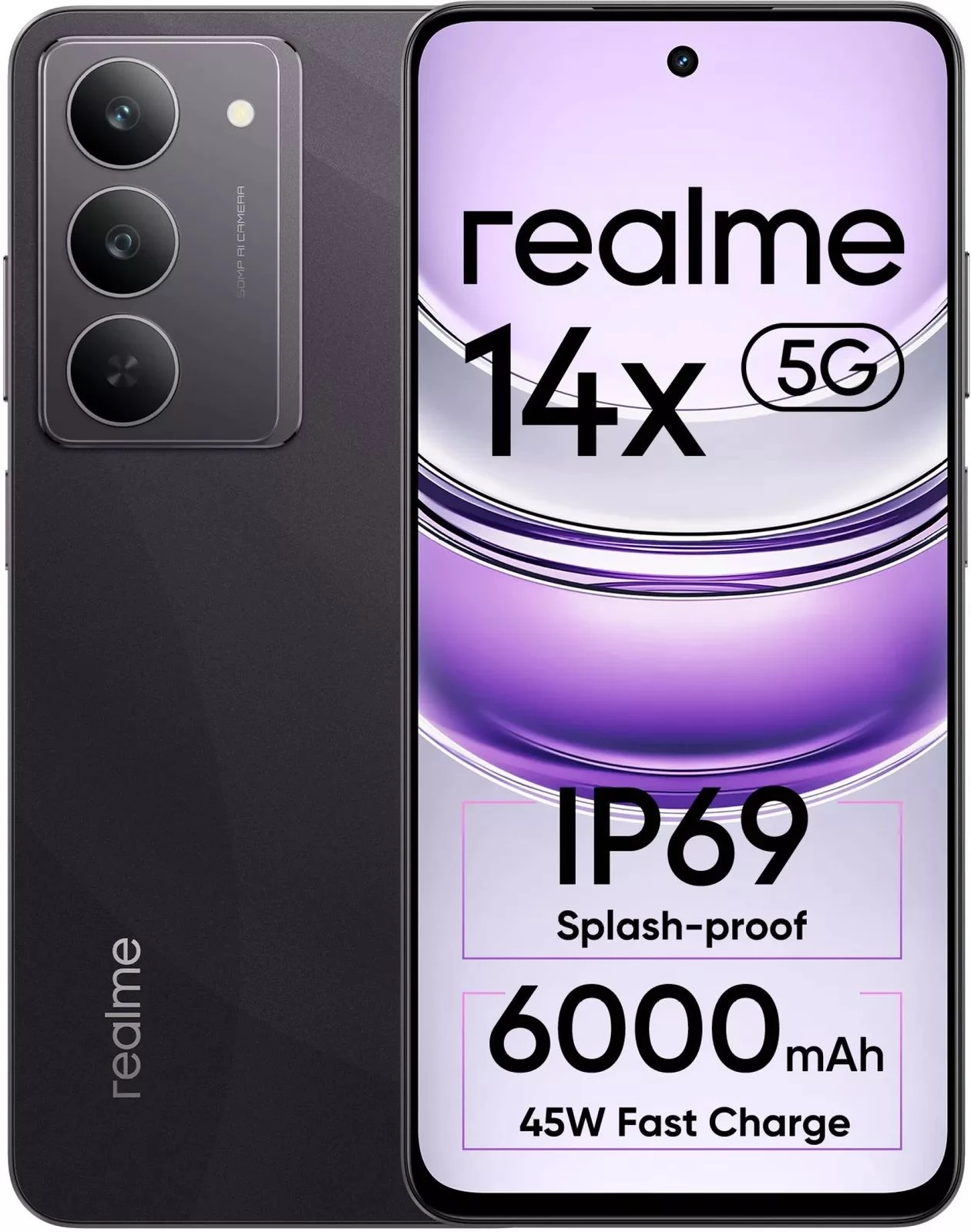 Realme 14x 6.67 "5G 6/128GB DS black