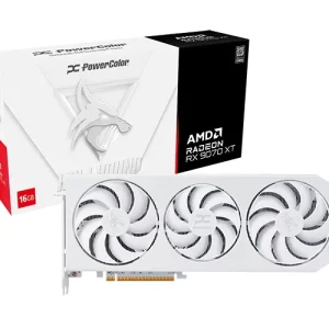 PowerColor Radeon RX 9070 XT 16GB GDDR6 Hellhound White