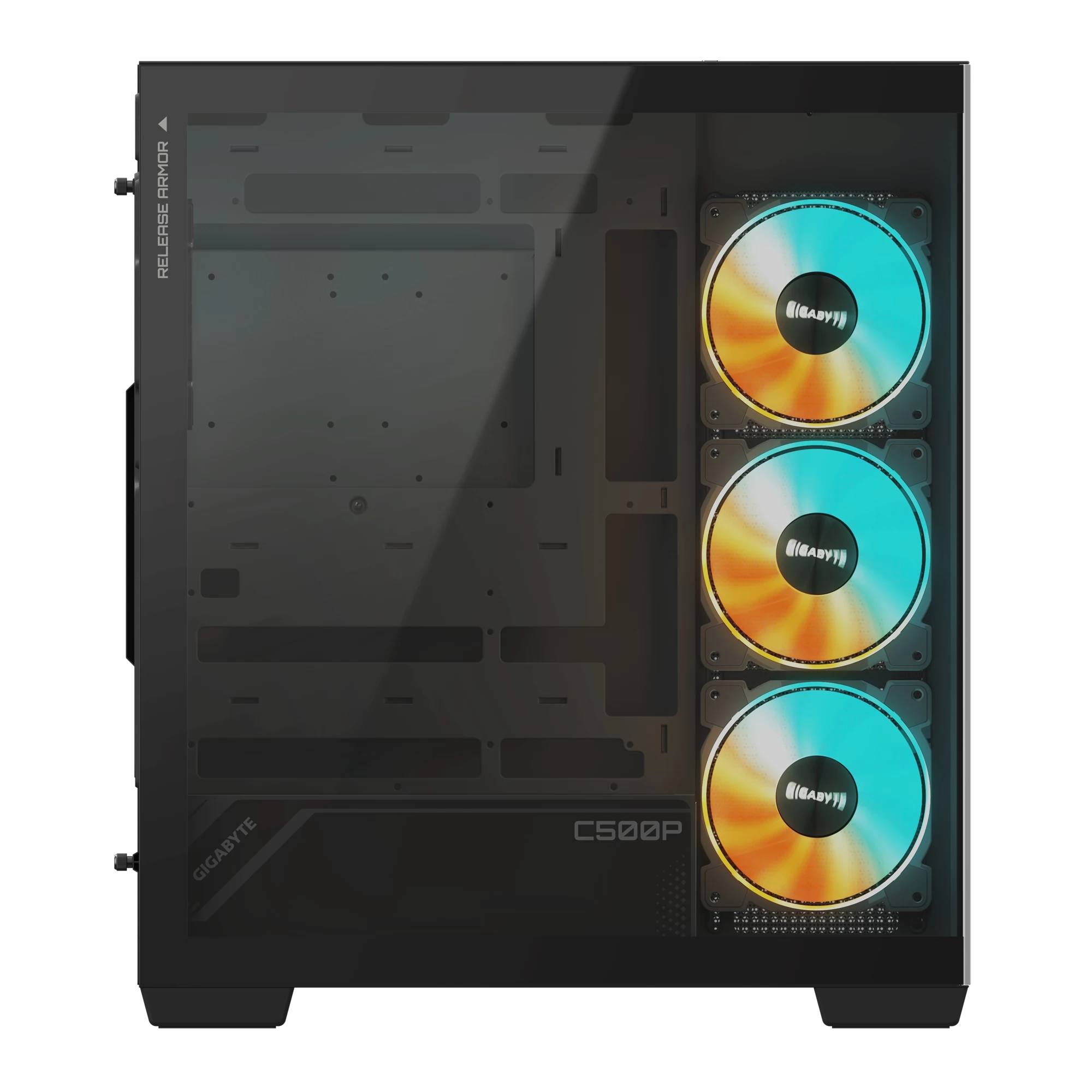 GIGABYTE C500 Panoramic glass black - Image 4