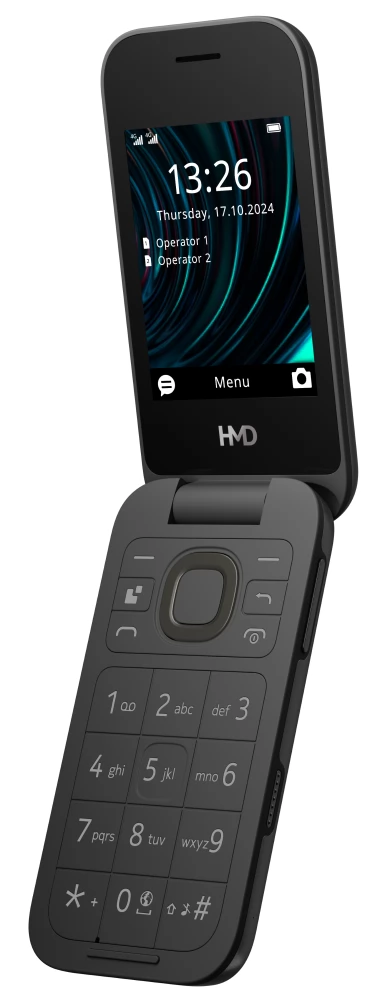 HMD 2660 FLIP 4G DS Black - Image 2
