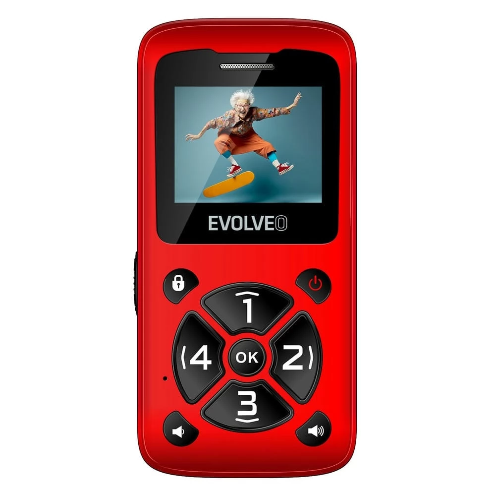 Evolveo EasyPhone ID EP400 Red