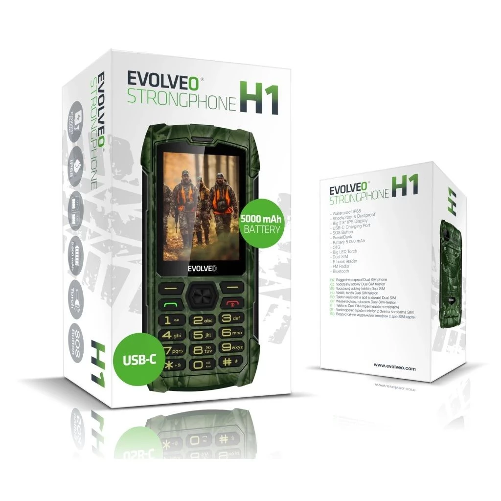 Evolveo Strongphone H1 hunter camouflage - Image 6