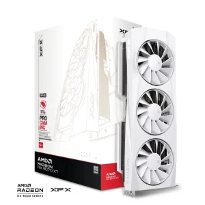 XFX RADEON RX 9070 XT 16GB GDDR6 Quicksilver White