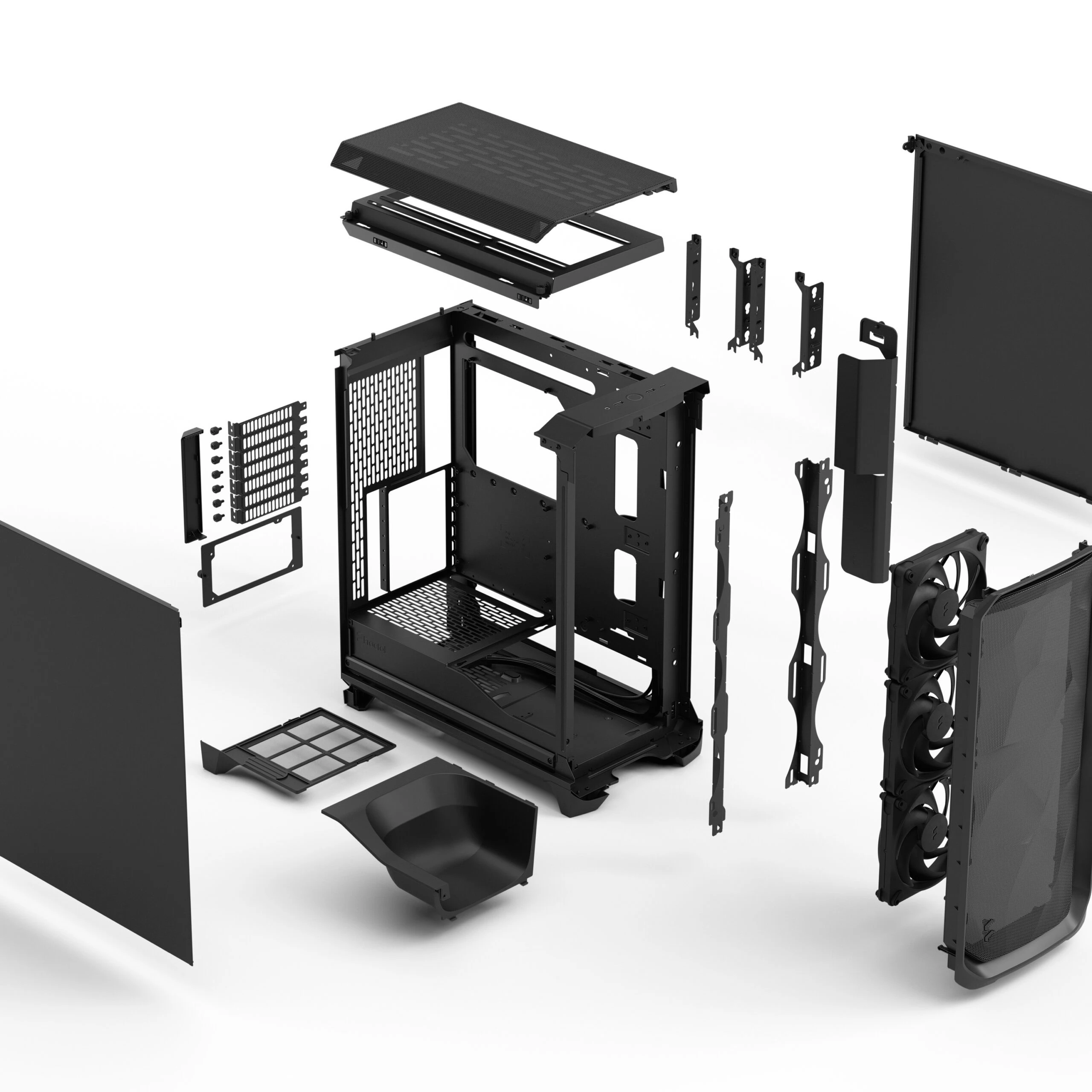 FRACTAL DESIGN Meshify 3 Black Solid - Image 5