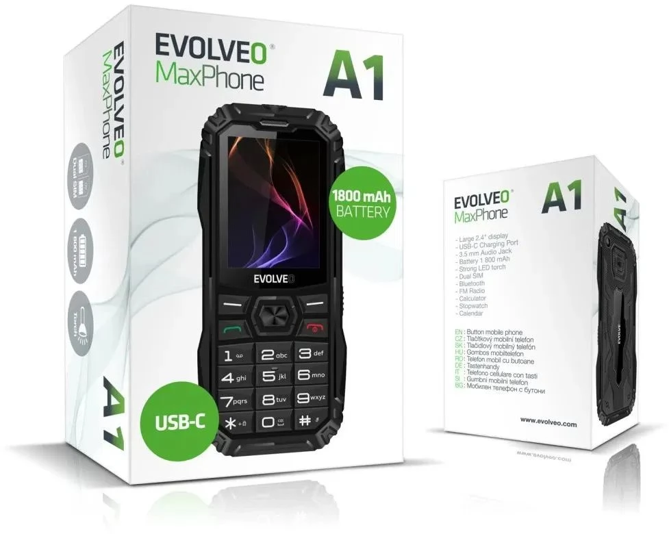 Evolveo Maxphone A1 Dual SIM Black - Image 6