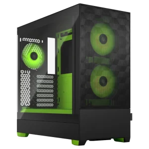 FRACTAL DESIGN Pop Air RGB Green Core windowed
