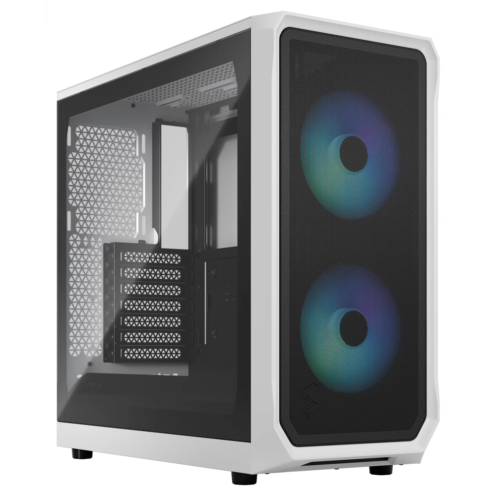 FRACTAL DESIGN Focus 2 RGB White TG Clear Tint