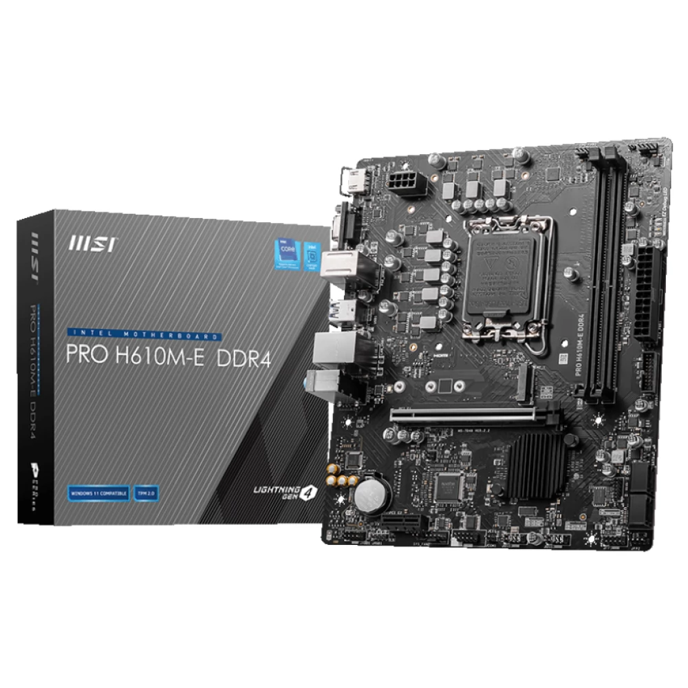MSI PRO H610M-E DDR4 LGA1700