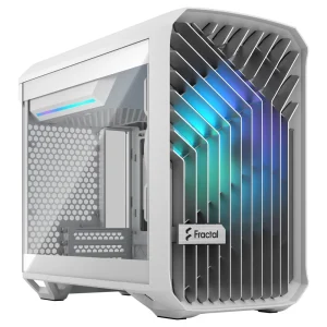 FRACTAL DESIGN Torrent Nano RGB TG Clear Tint white