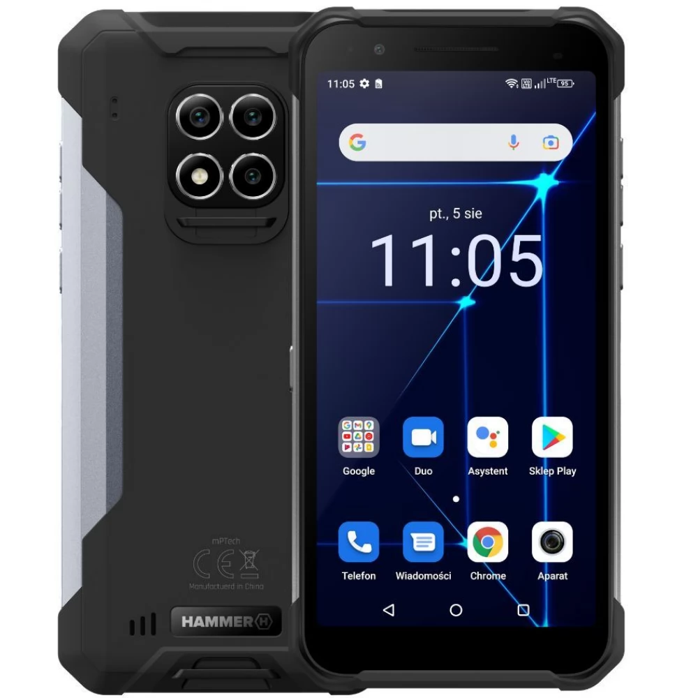 MyPhone Hammer Construction 6 "LTE 6/128GB silver