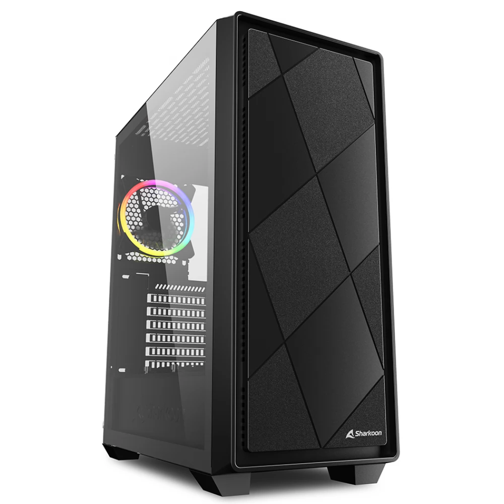 SHARKOON VS8 RGB Computer Case Black