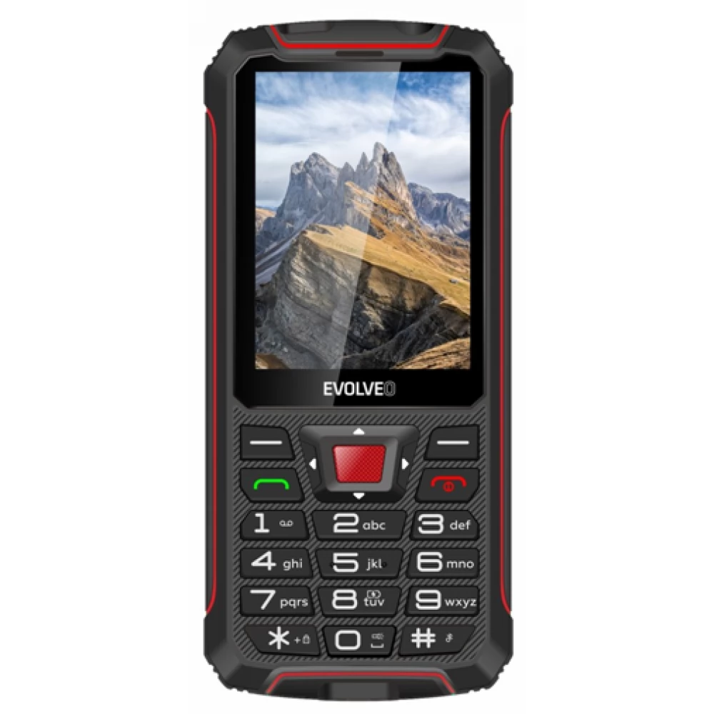 Evolveo StrongPhone w4 black-red