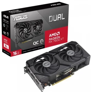 Asus Radeon RX 7600 XT 16GB GDDR6 Dual OC