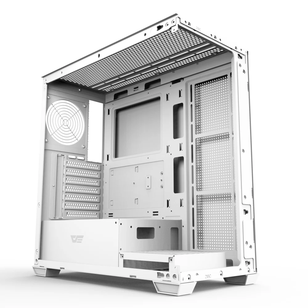 DARKFLASH DS900 Aquarium computer case white + 7 ARGB fans - Image 5