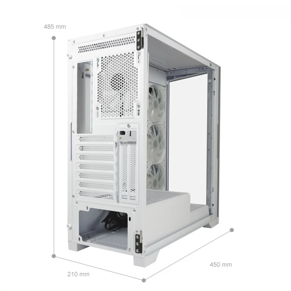 LCPOWER Gaming 806W - Crosswind_X computer case white - Image 19