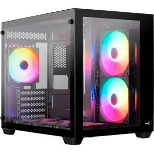 AEROCOOL Dryft Mini-BK-v1 FRGB computer case black