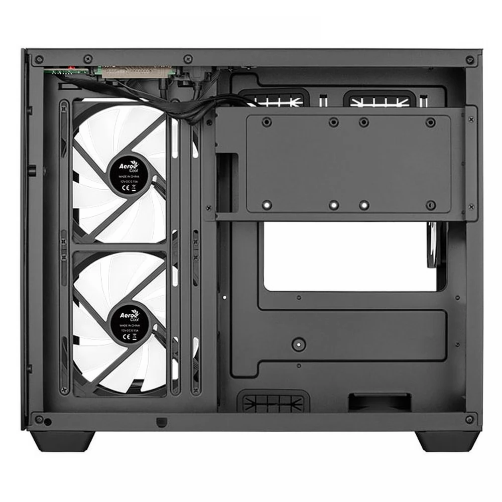 AEROCOOL Dryft Mini-BK-v2 ARGB computer case black - Image 4