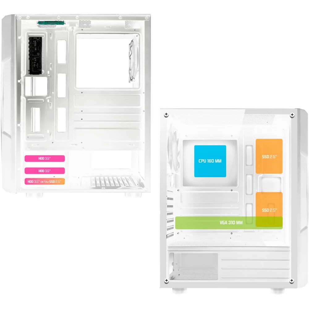 SPIRIT OF GAMER Clone 3 white - Image 8