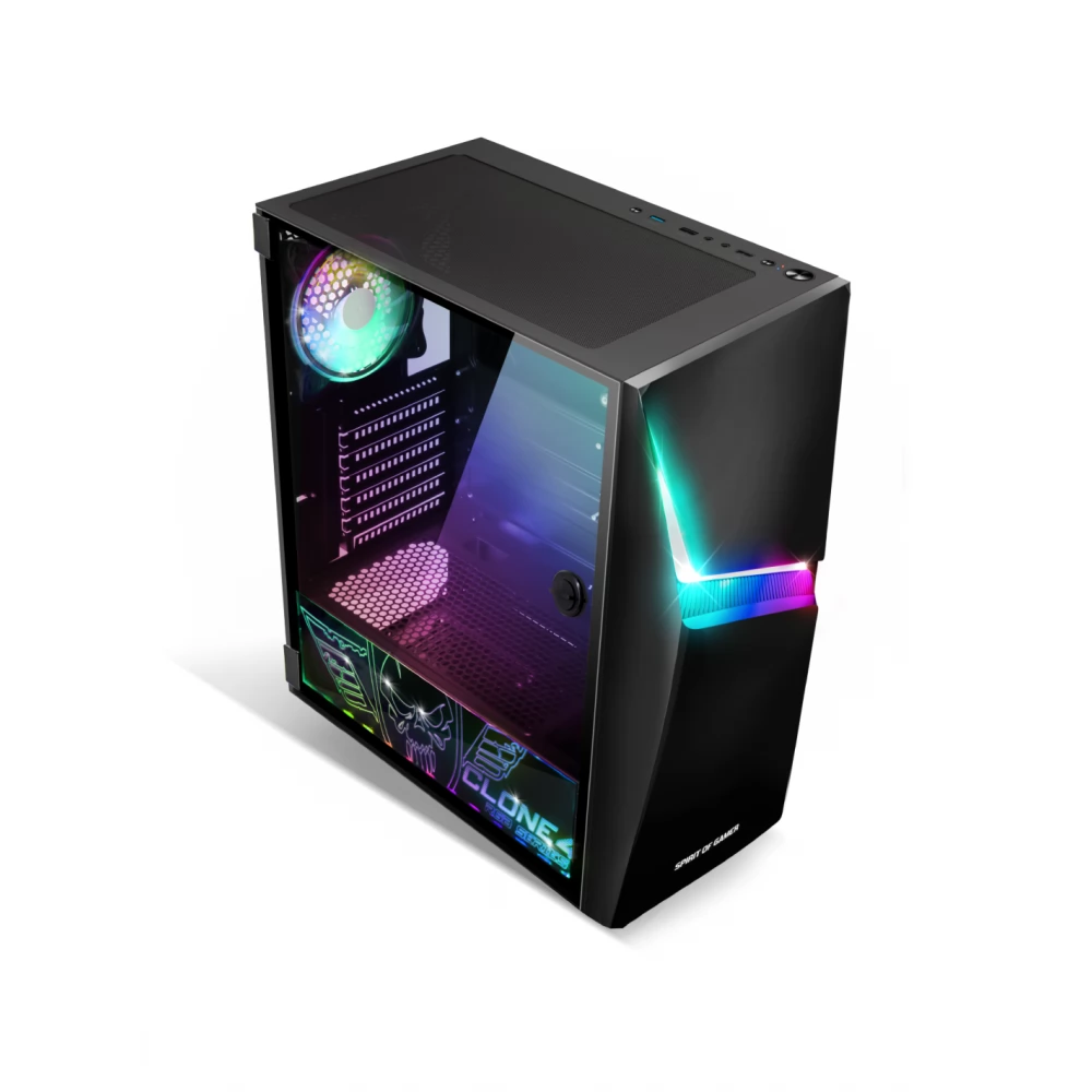 SPIRIT OF GAMER Clone 4 computer case black - Image 2