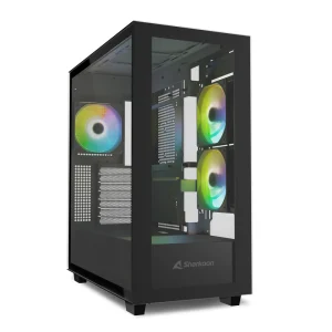 SHARKOON Rebel C60 RGB computer case black