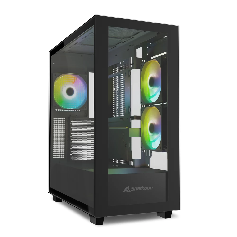 SHARKOON Rebel C60 RGB computer case black