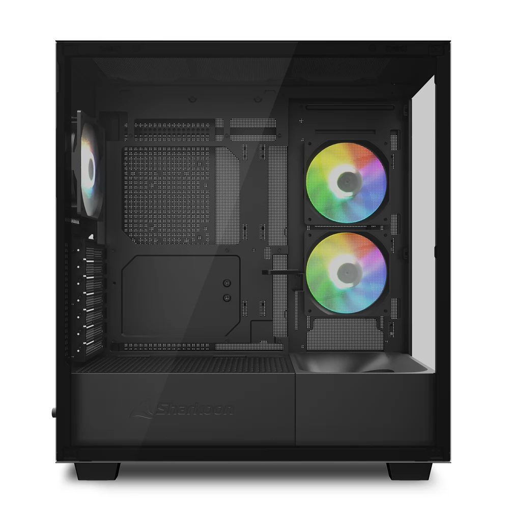 SHARKOON Rebel C60 RGB computer case black - Image 5