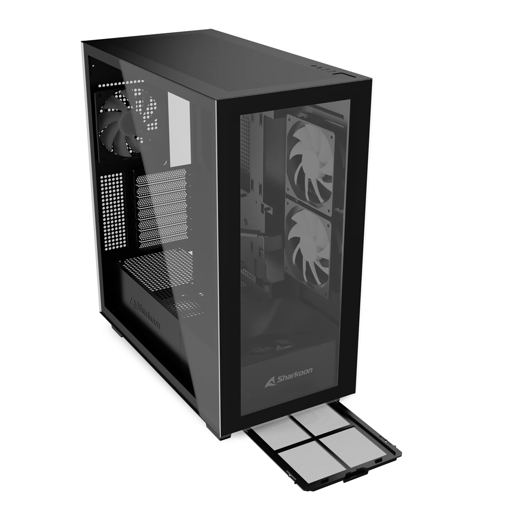 SHARKOON Rebel C60 RGB computer case black - Image 9
