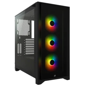 CORSAIR iCUE 4000X RGB TG Crna
