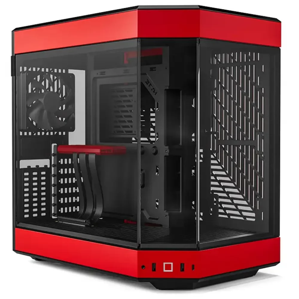 HYTE Y60 TG Crvena + DIY LCD panel - Image 4