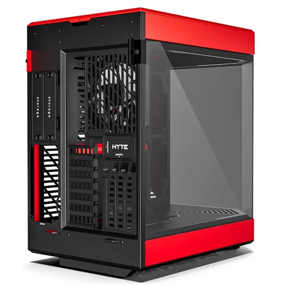 HYTE Y60 TG Crvena + DIY LCD panel - Image 5