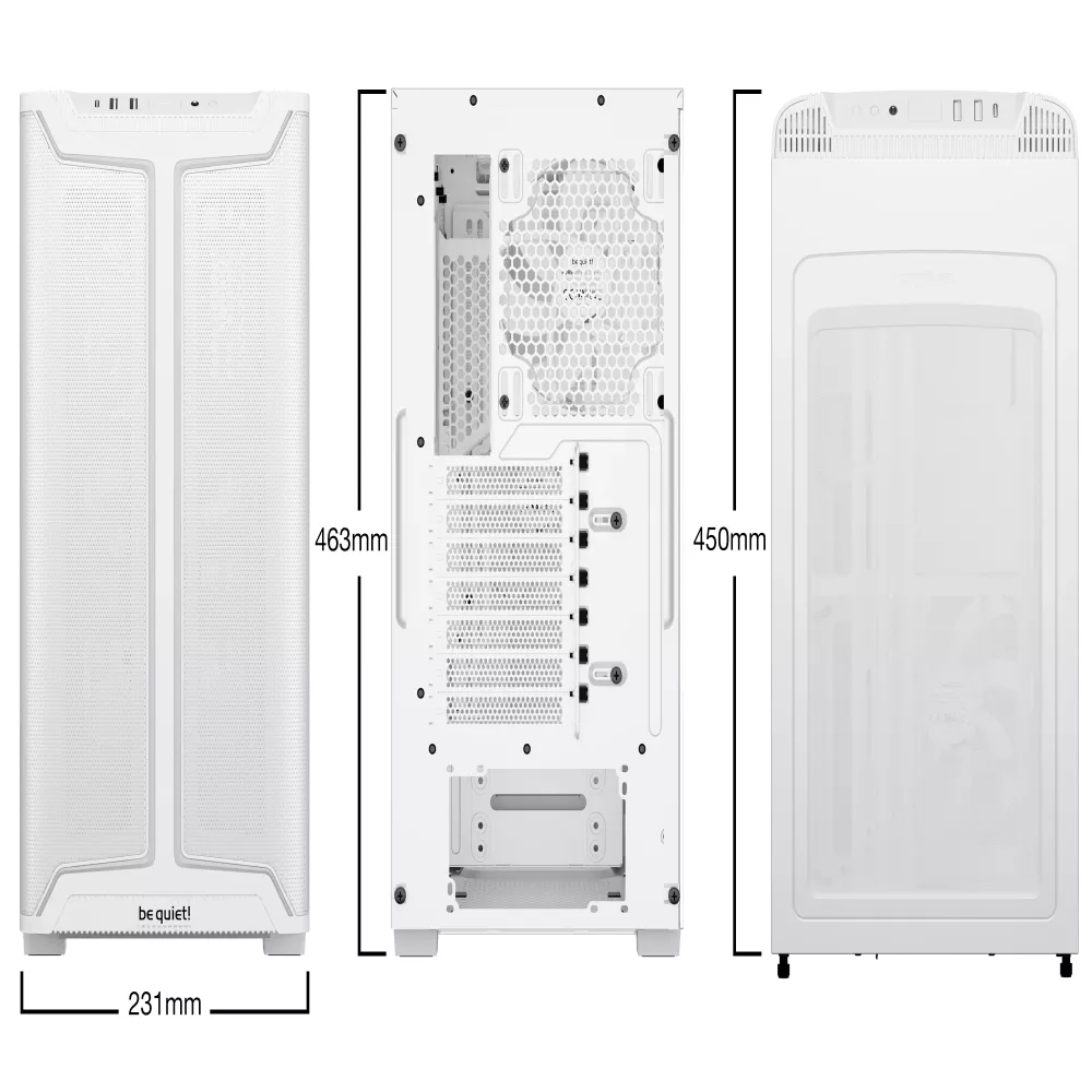 BE QUIET! PURE BASE 501 DX Bijela - Image 2