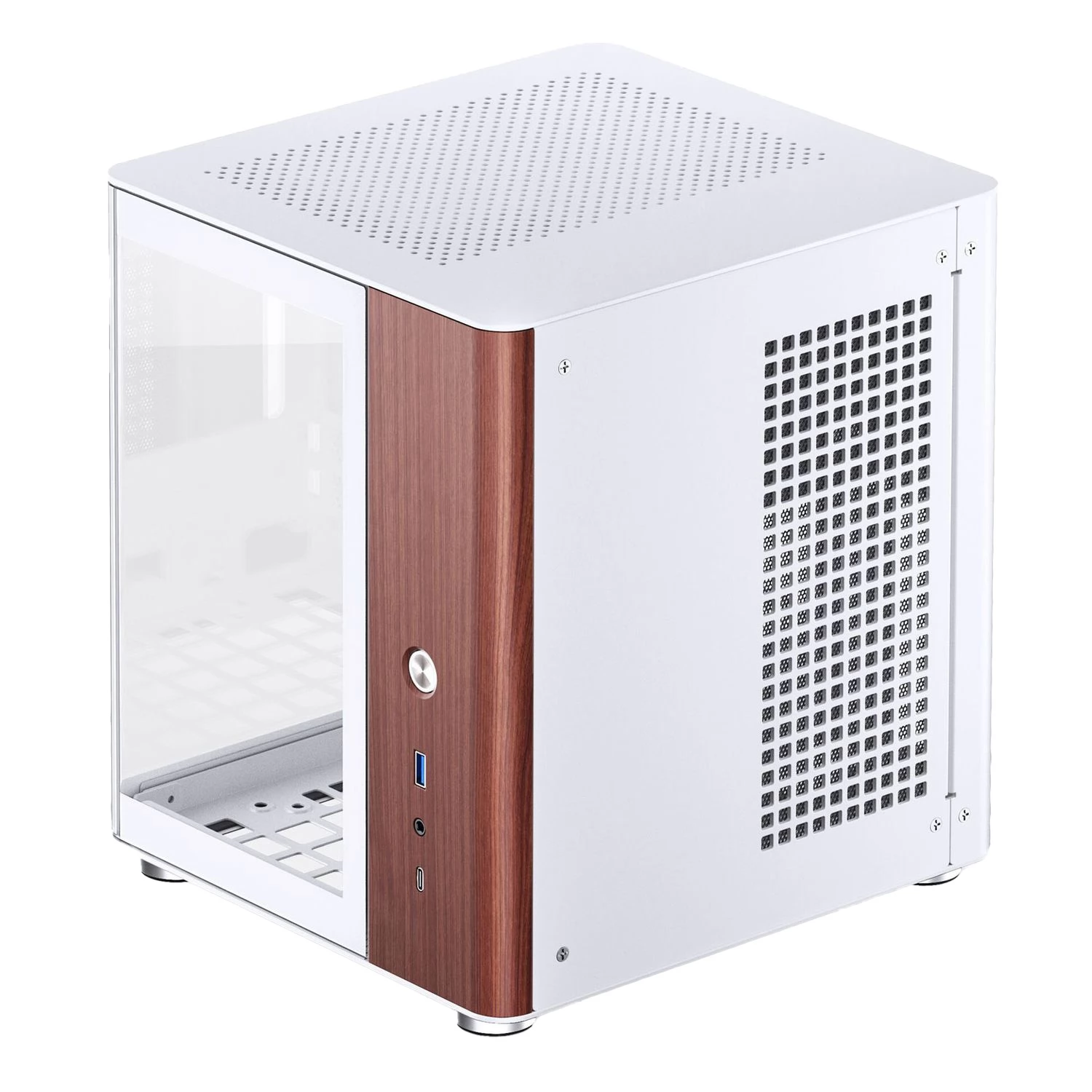 JONSBO TK-0 mini-ITX TG Bijela - Image 3