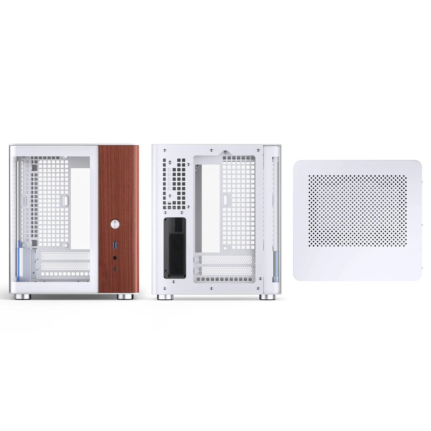 JONSBO TK-0 mini-ITX TG Bijela - Image 4