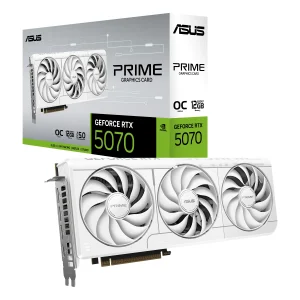 ASUS PRIME RTX 5070 12GB GDDR7 WHITE OC GeForce