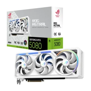 ASUS ROG ASTRAL RTX 5080 16GB GDDR7 WHITE OC GeForce Bijela